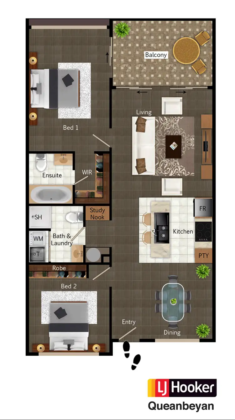 Floorplan of Homely unit listing, 31/39-43 Crawford Street, Queanbeyan NSW 2620