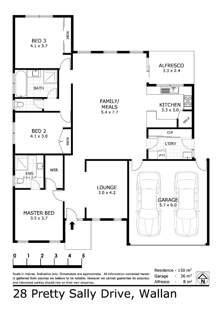 Floorplan of Homely house listing, 28 Pretty Sally Drive, Wallan VIC 3756