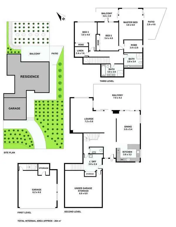 Floorplan of Homely townhouse listing, 25 Highland Ridge, Middle Cove NSW 2068