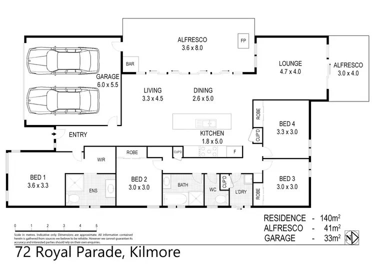 Floorplan of Homely house listing, 72 Royal Parade, Kilmore VIC 3764