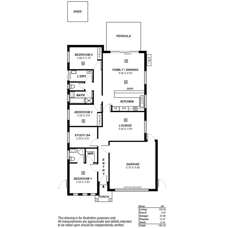 Floorplan of Homely house listing, 7 Cassia Street, Munno Para West SA 5115
