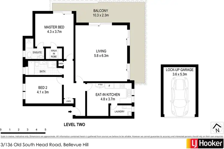 Floorplan of Homely apartment listing, 3/136 Old South Head Road, Bellevue Hill NSW 2023