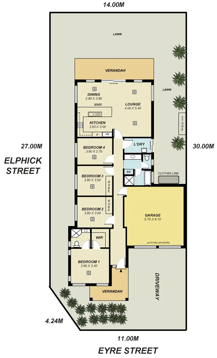 Floorplan of Homely house listing, 26 Eyre Street, Munno Para SA 5115