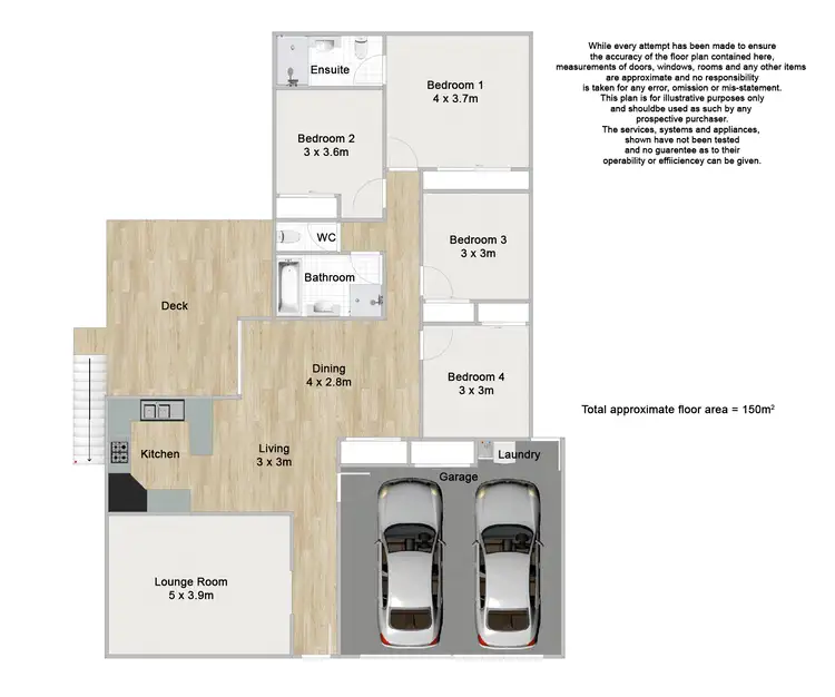 Floorplan of Homely house listing, 21 Andrew Walker Drive, Goodna QLD 4300