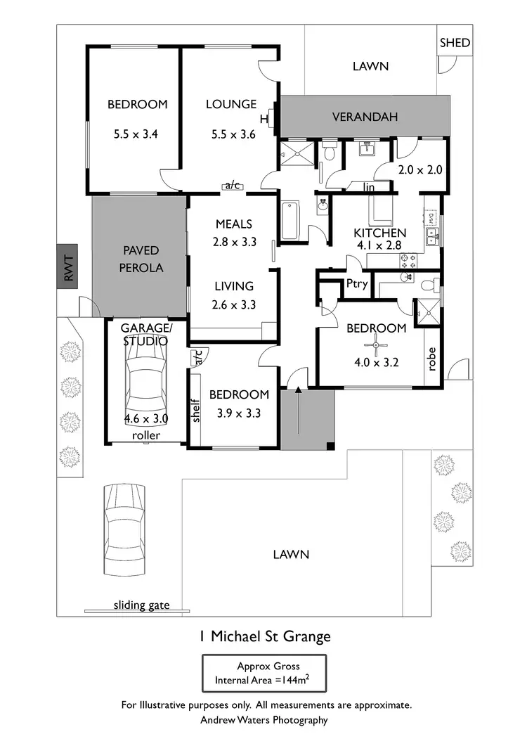 Floorplan of Homely house listing, 1 Michael Street, Grange SA 5022