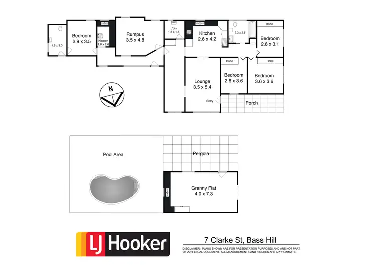 Floorplan of Homely house listing, 7 Clarke Street, Bass Hill NSW 2197