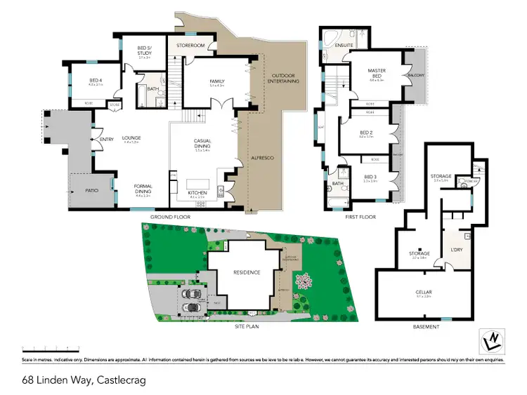 Floorplan of Homely house listing, 68 Linden Way, Castlecrag NSW 2068