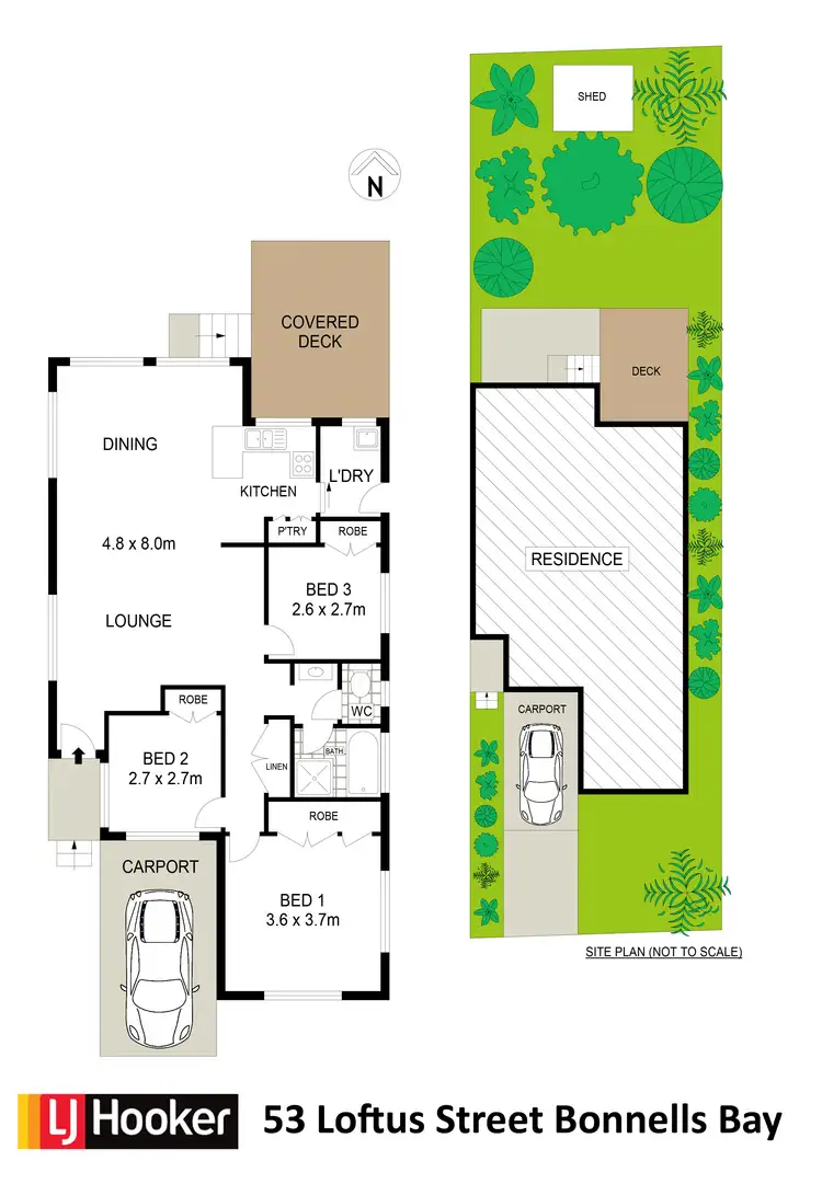 Floorplan of Homely house listing, 53 Loftus Street, Bonnells Bay NSW 2264