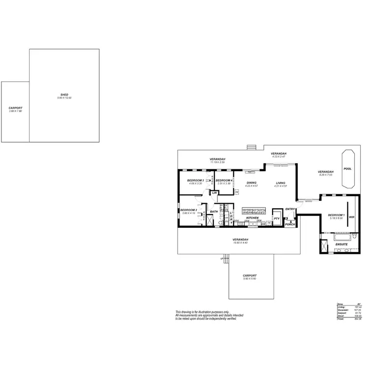 Floorplan of Homely house listing, 13 Brook Road, Lower Inman Valley SA 5211