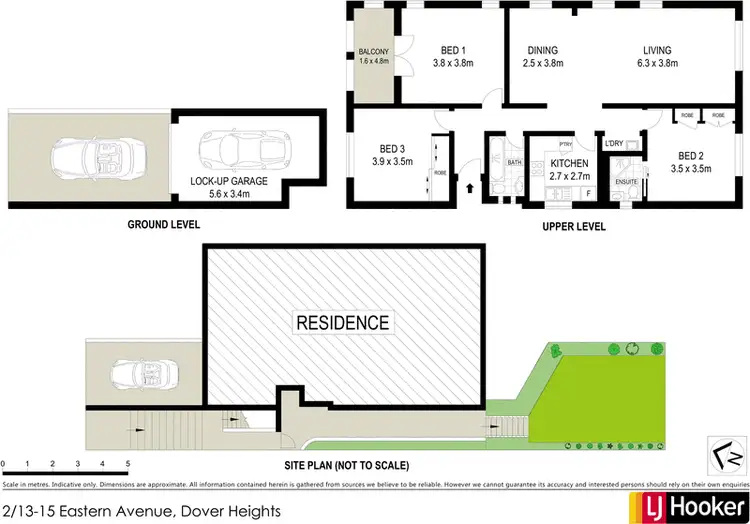 Floorplan of Homely apartment listing, 2/13-15 Eastern Ave, Dover Heights NSW 2030