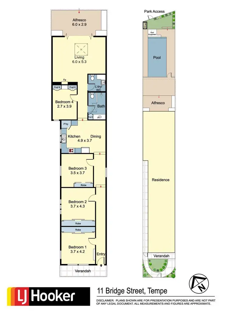 Floorplan of Homely house listing, 11 Bridge Street, Tempe NSW 2044