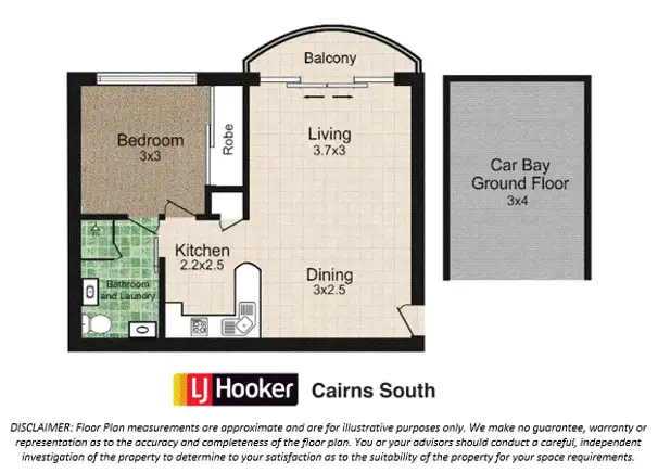 Floorplan of Homely unit listing, 17/57-59 Minnie Street, Parramatta Park QLD 4870