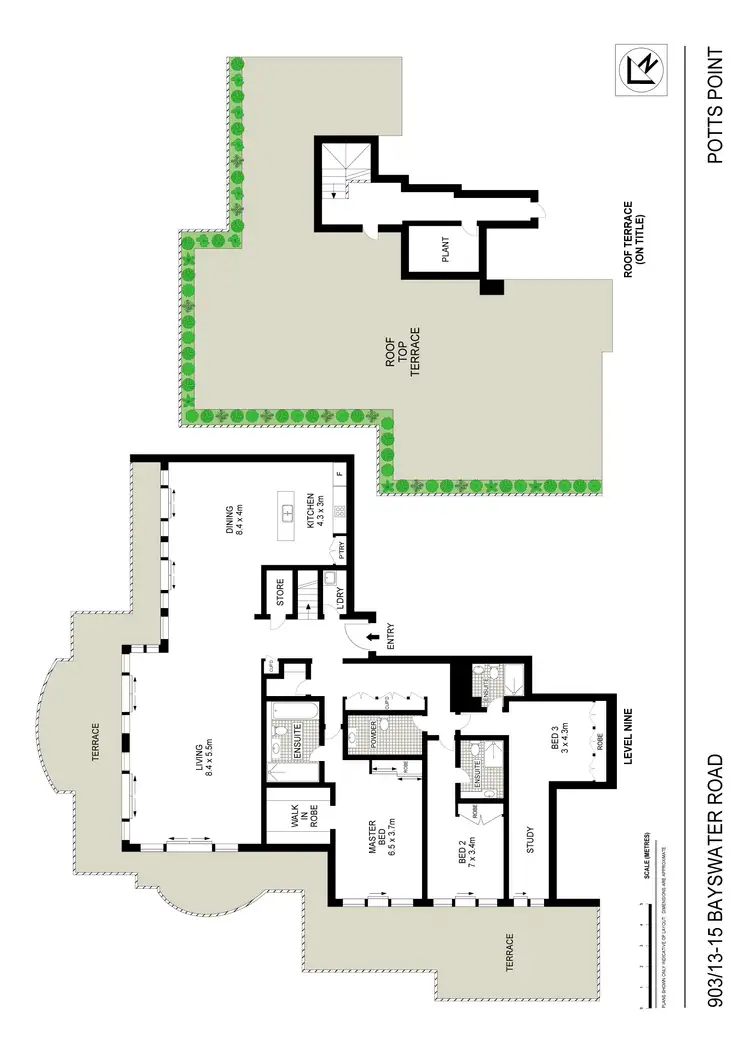 Floorplan of Homely apartment listing, 903/13-15 Bayswater Road, Potts Point NSW 2011