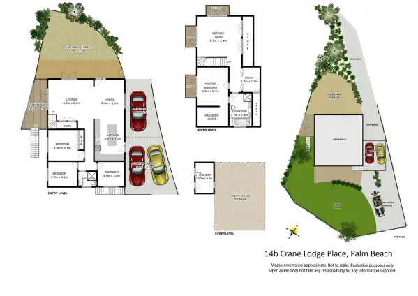 Floorplan of Homely house listing, 14B Crane Lodge Place, Palm Beach NSW 2108