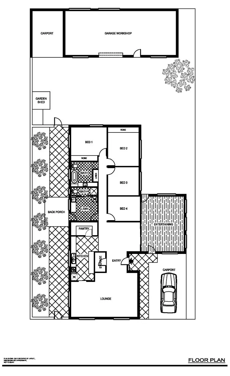 Floorplan of Homely house listing, 45 Murringo Street, Young NSW 2594