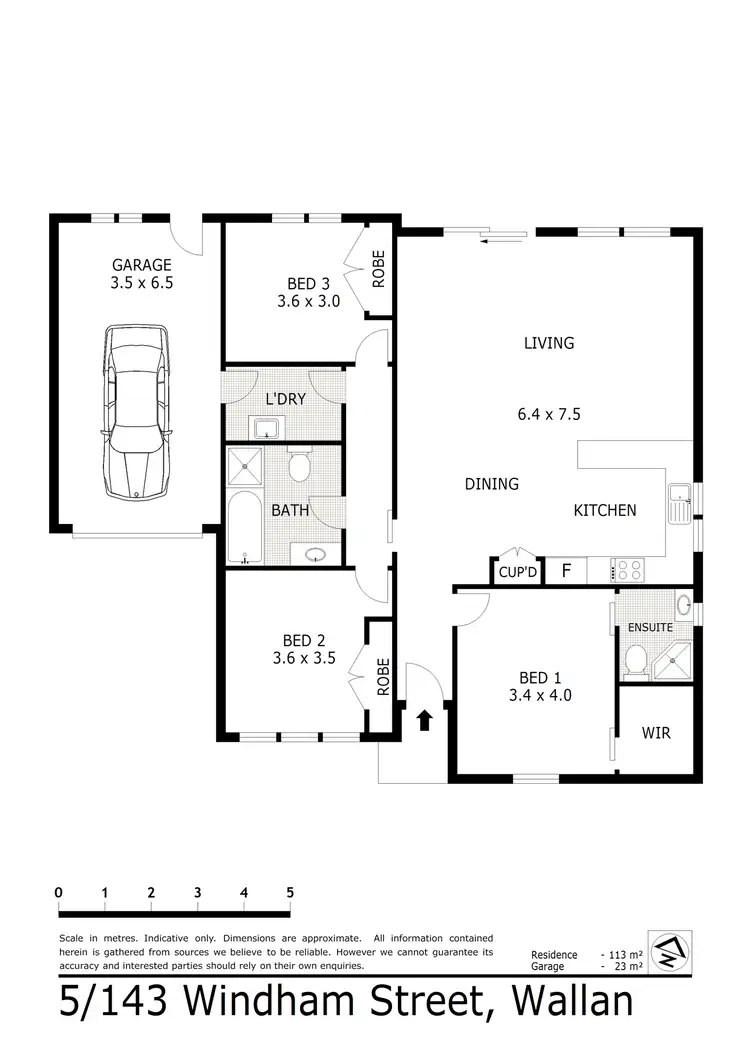 Floorplan of Homely unit listing, 5/143 Windham Street, Wallan VIC 3756