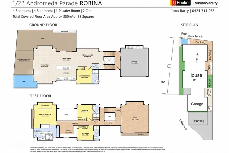 Floorplan of Homely house listing, 1/22 Andromeda Parade, Robina QLD 4226