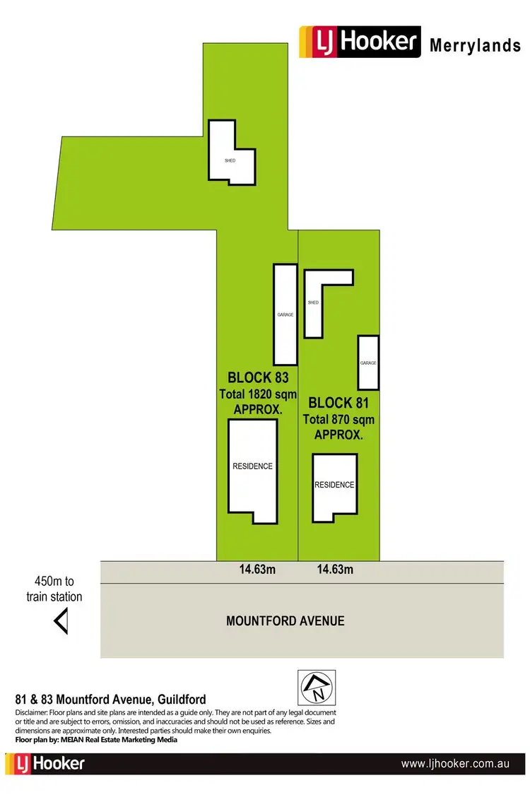 Floorplan of Homely land listing, 83 Mountford Ave, Guildford NSW 2161