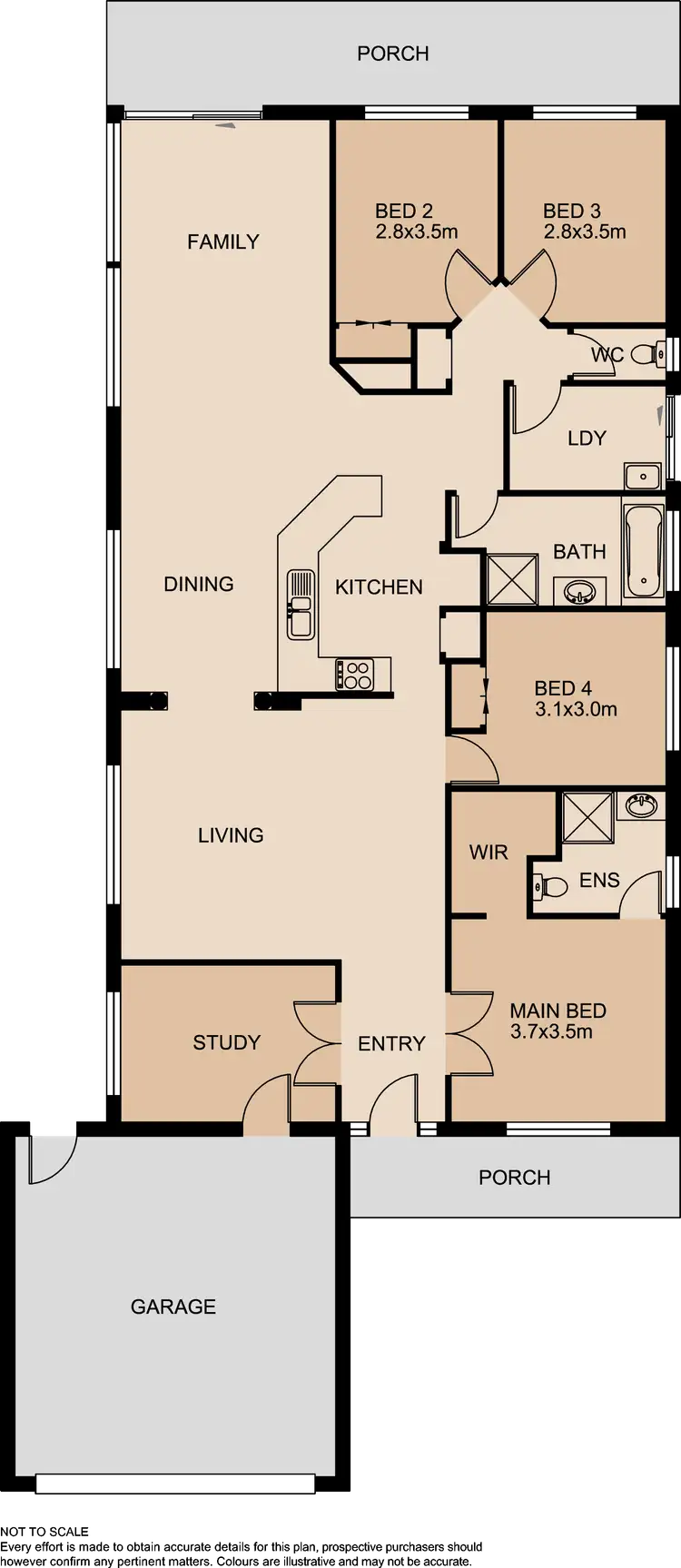 Floorplan of Homely house listing, 49 Portchester Boulevard, Beaconsfield VIC 3807