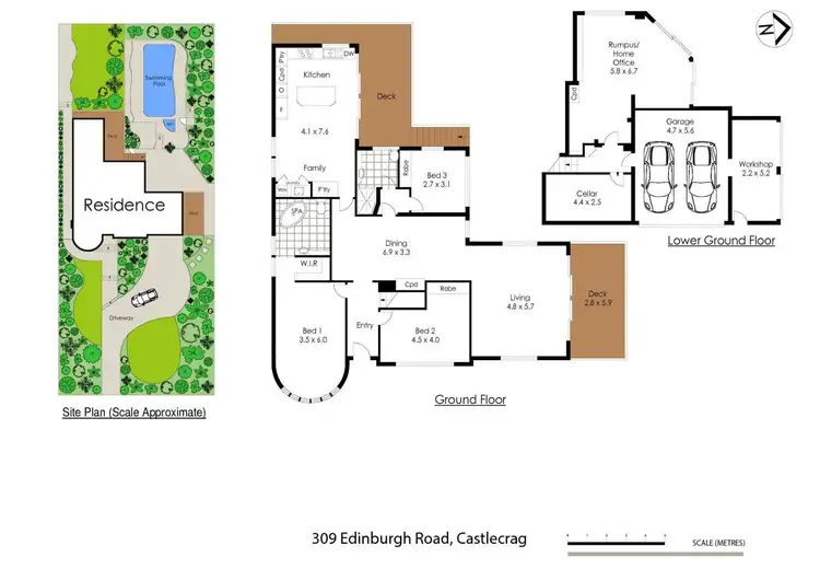 Floorplan of Homely house listing, 309 Edinburgh Road, Castlecrag NSW 2068