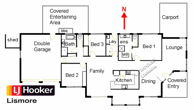 Floorplan of Homely house listing, 3 Gloria Crescent, Richmond Hill NSW 2480