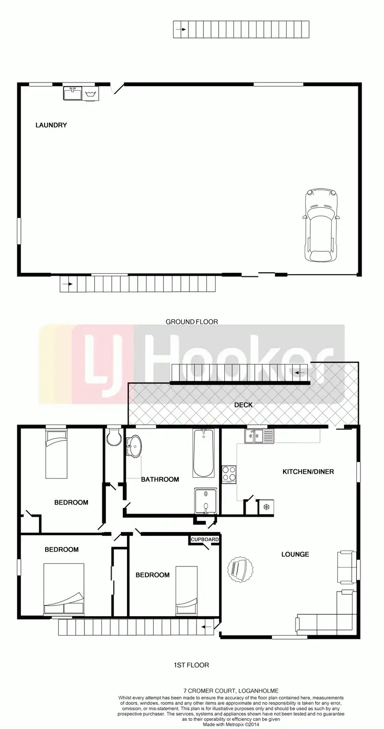 Floorplan of Homely house listing, 7 Cromer Court, Loganholme QLD 4129