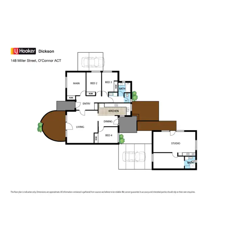 Floorplan of Homely house listing, 148 Miller Street, O'connor ACT 2602