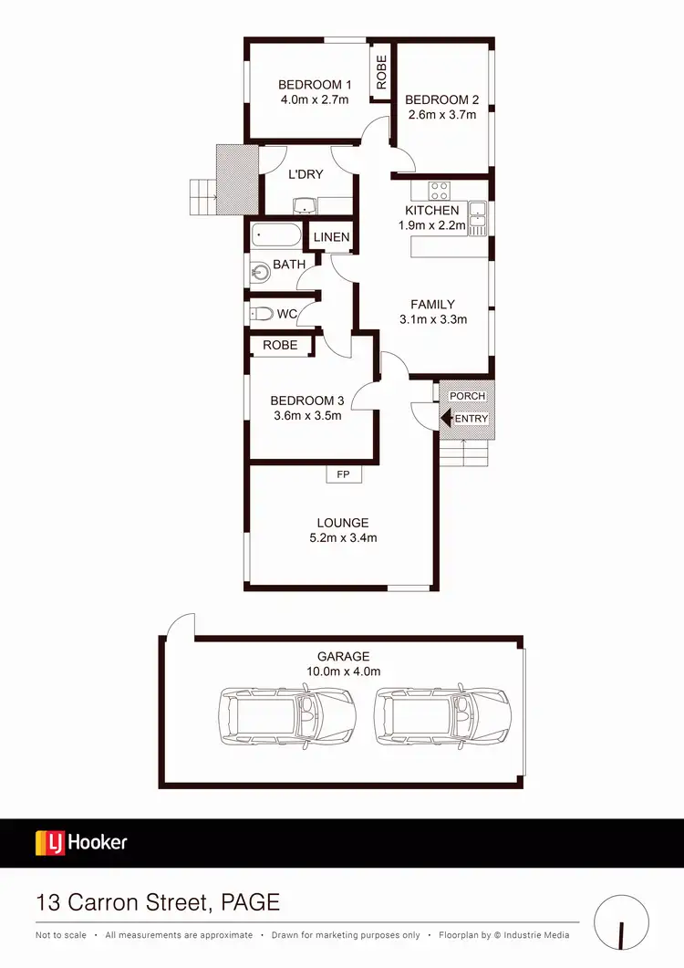 Floorplan of Homely house listing, 13 Carron Street, Page ACT 2614