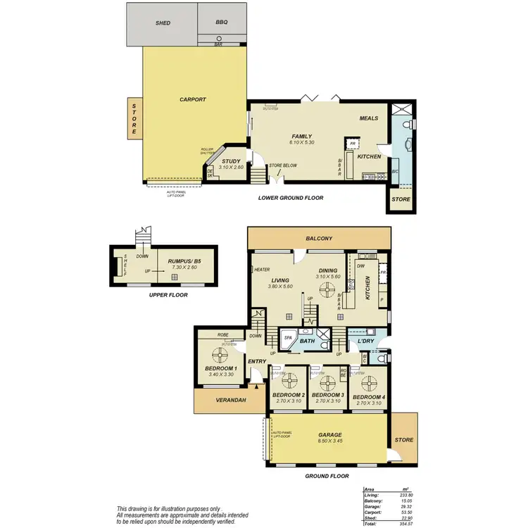 Floorplan of Homely house listing, 24 McKenzie Crescent, Gulfview Heights SA 5096