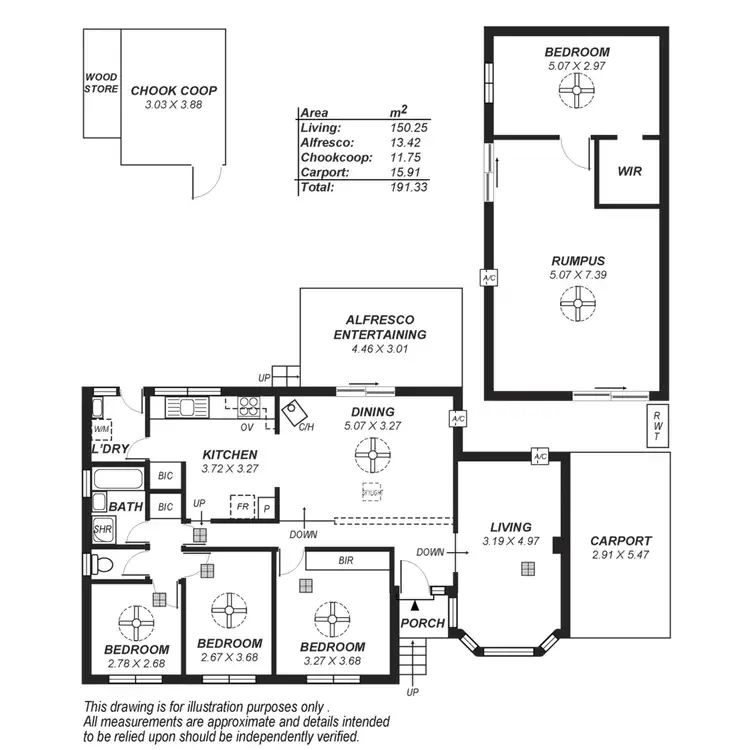 Floorplan of Homely house listing, 19 Damian Drive, Salisbury Heights SA 5109