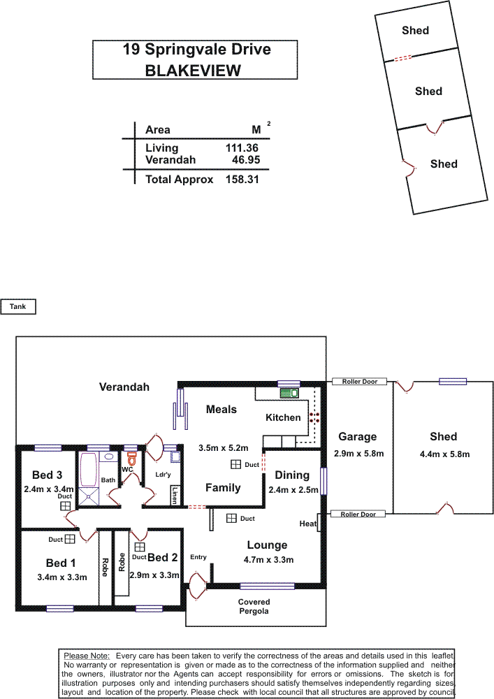 Floorplan of Homely house listing, 19 Springvale Drive, Blakeview SA 5114