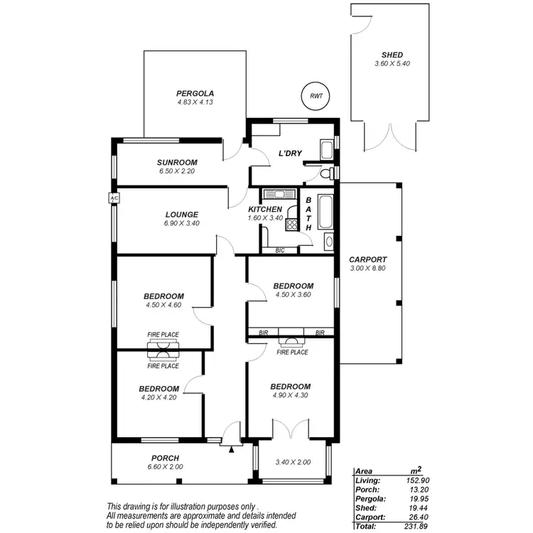 Floorplan of Homely house listing, 21 Third Avenue, Forestville SA 5035