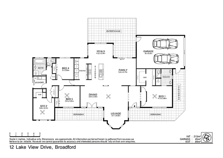 Floorplan of Homely house listing, 12 Lakeview Drive, Broadford VIC 3658