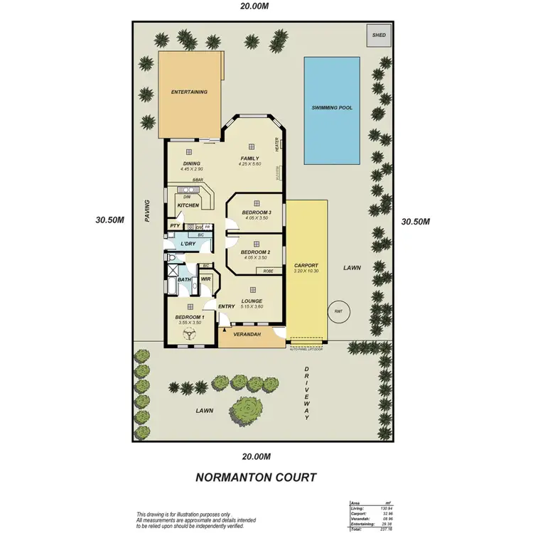 Floorplan of Homely house listing, 3 Normanton Court, Craigmore SA 5114