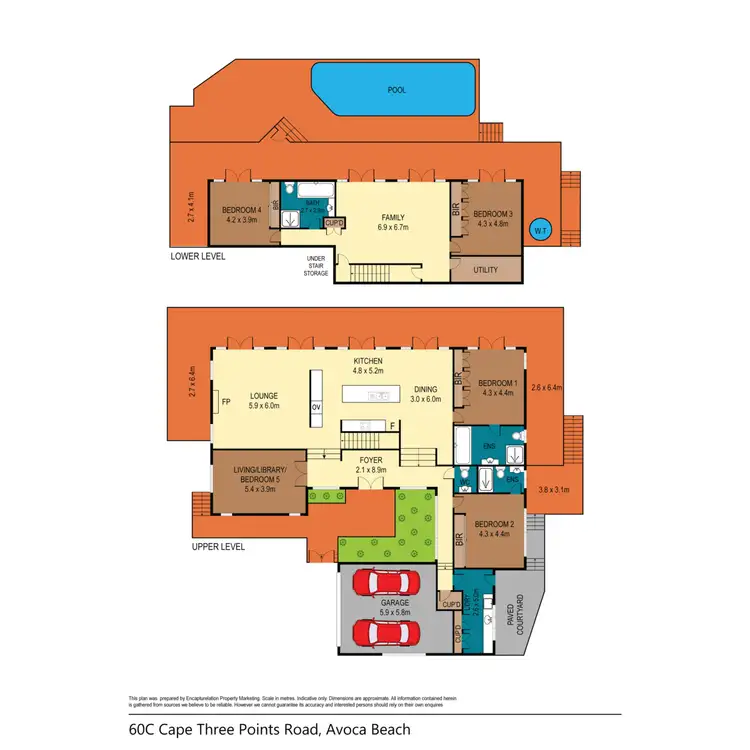 Floorplan of Homely house listing, 60c Cape Three Points Road (9 Ascot Avenue), Avoca Beach NSW 2251