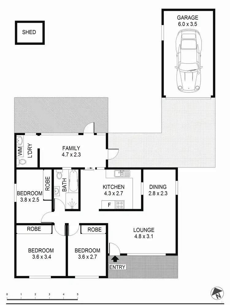 Floorplan of Homely house listing, 76 Fitzwilliam Road, Toongabbie NSW 2146