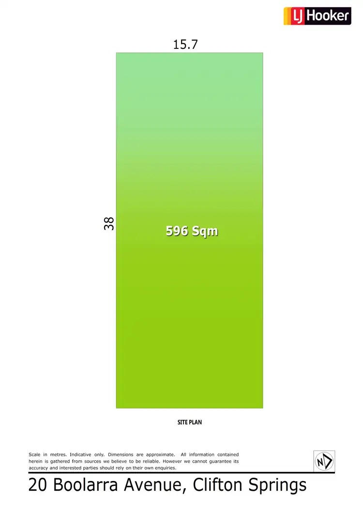 Floorplan of Homely land listing, 20 Boolarra Avenue, Clifton Springs VIC 3222
