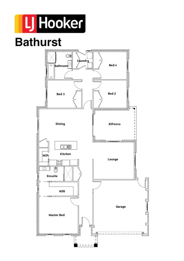 Floorplan of Homely house listing, 18 Keane Drive, Kelso NSW 2795