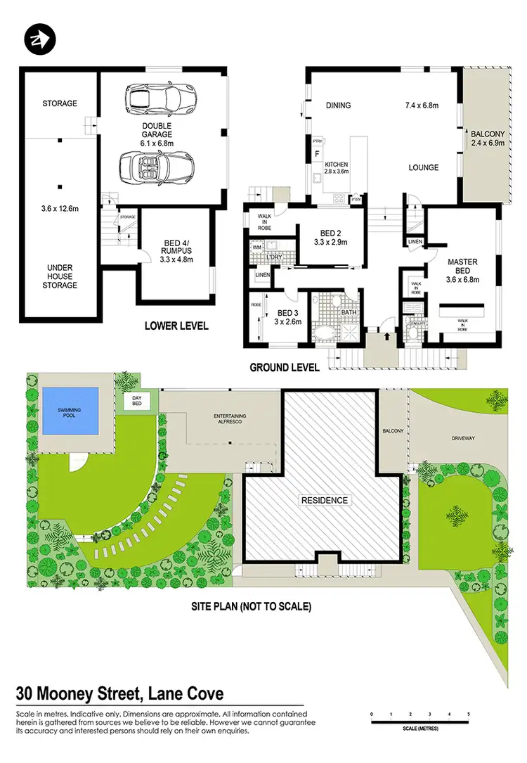 Floorplan of Homely house listing, 30 Mooney Street, Lane Cove NSW 2066