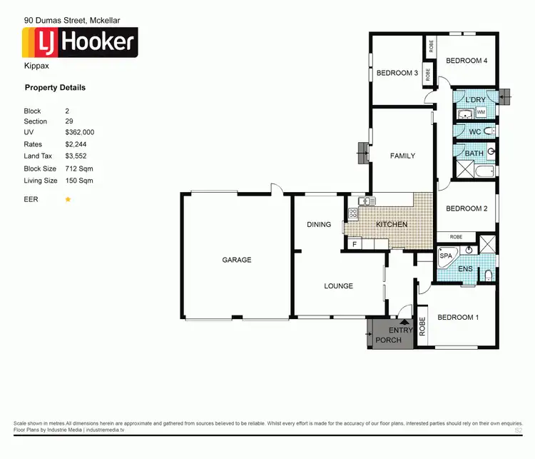 Floorplan of Homely house listing, 90 Dumas Street, Mckellar ACT 2617