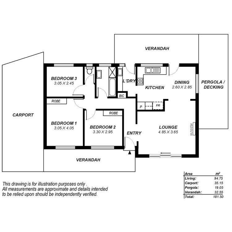 Floorplan of Homely house listing, 8 Grant Avenue, Gilles Plains SA 5086