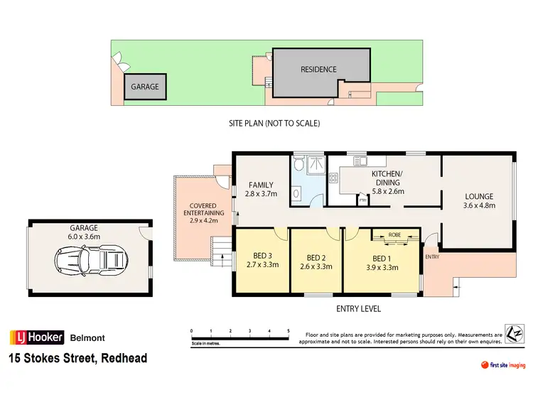 Floorplan of Homely house listing, 15 Stokes Street, Redhead NSW 2290
