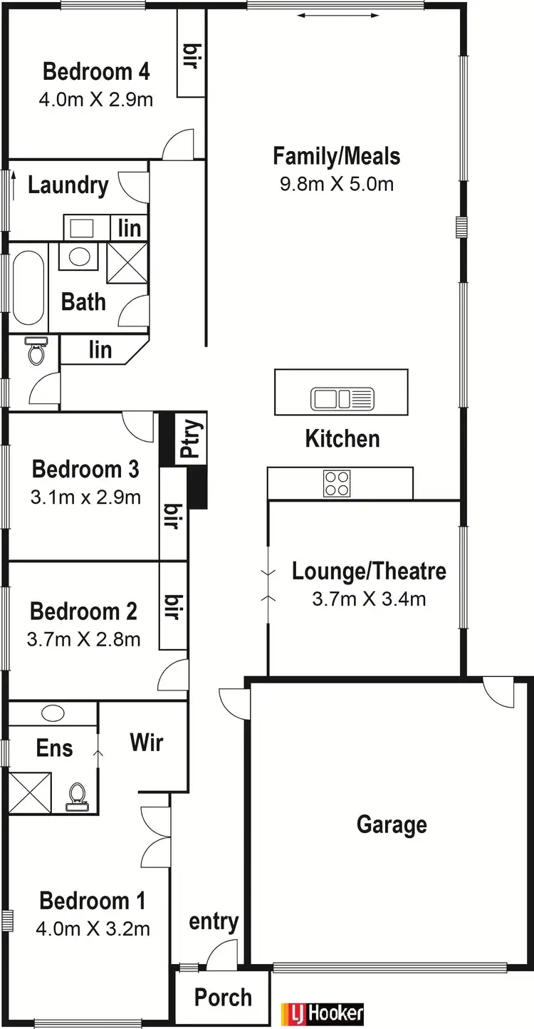 Floorplan of Homely house listing, 31 Pietas Place, Mernda VIC 3754