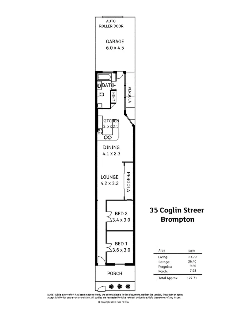 Floorplan of Homely house listing, 35 Coglin Street, Brompton SA 5007