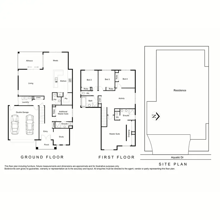 Floorplan of Homely house listing, 11 Aquatic Drive, Werribee South VIC 3030