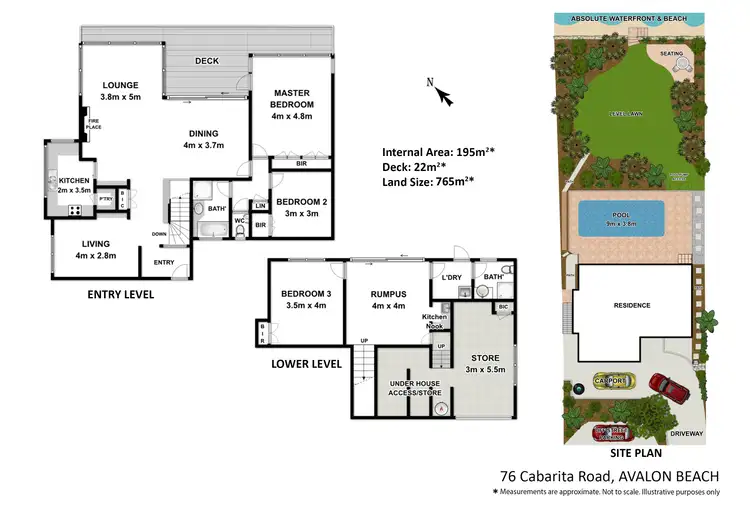 Floorplan of Homely house listing, 76 Cabarita Road, Avalon Beach NSW 2107