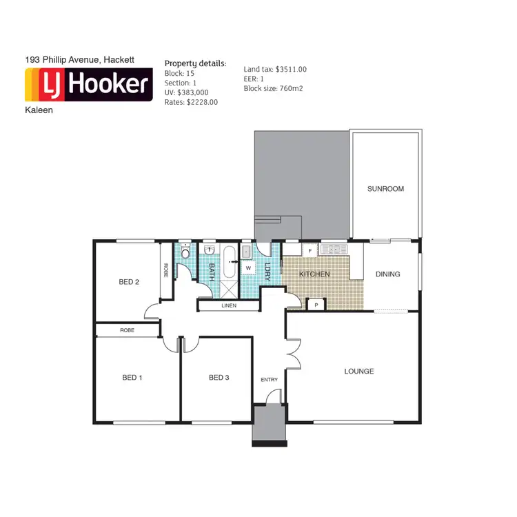 Floorplan of Homely house listing, 193 Phillip Avenue, Hackett ACT 2602
