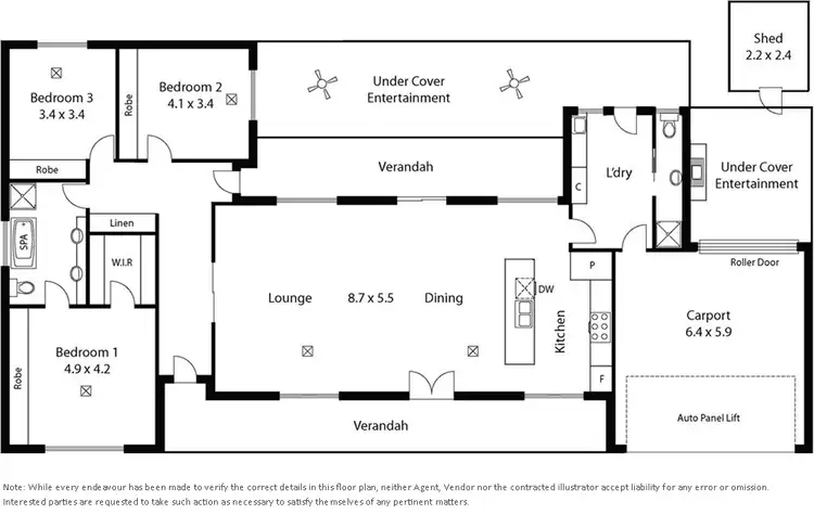 Floorplan of Homely house listing, 13A Tenth Avenue, St Peters SA 5069