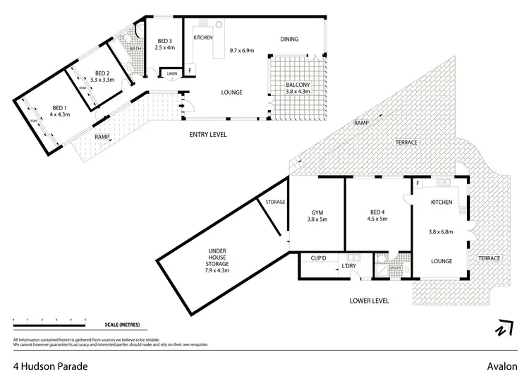 Floorplan of Homely house listing, 4 Hudson Parade, Avalon NSW 2107
