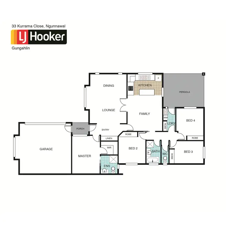 Floorplan of Homely house listing, 33 Kurrama Close, Ngunnawal ACT 2913
